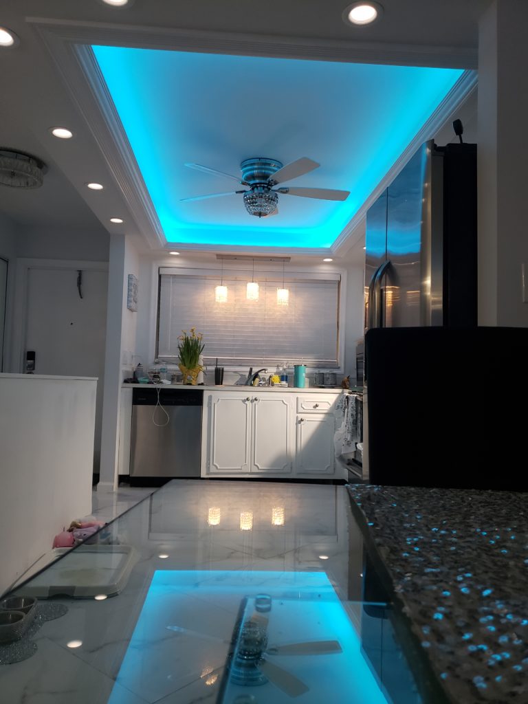 Custom LED Kitchen Interior Lighting - The Remodeling Doctor