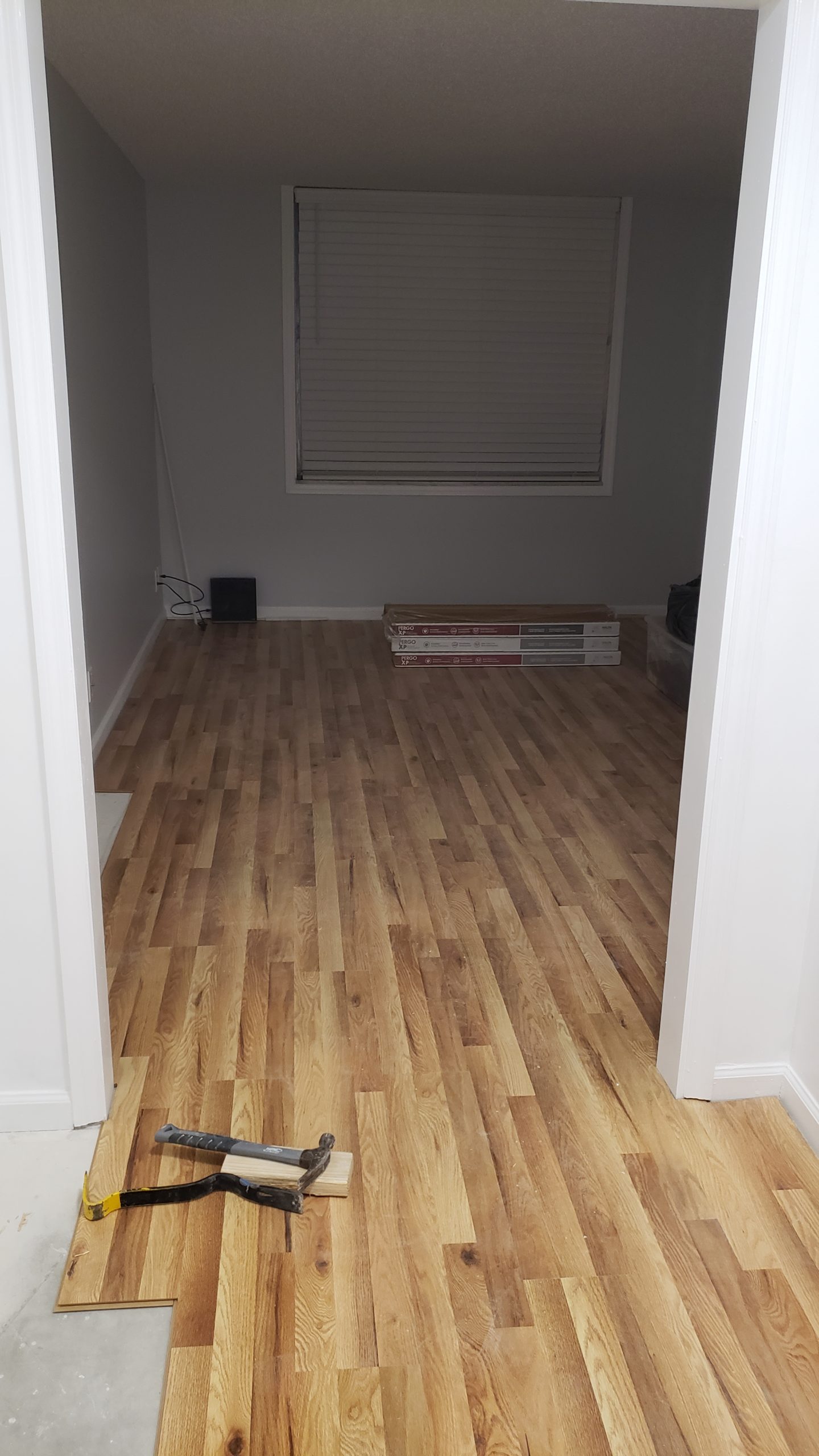 Nearly Completed Wood Floor Laminate Job - The Remodeling Doctor